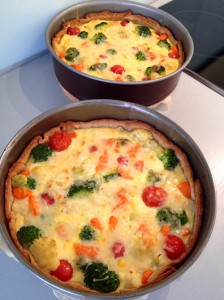 Gemüse Quiche