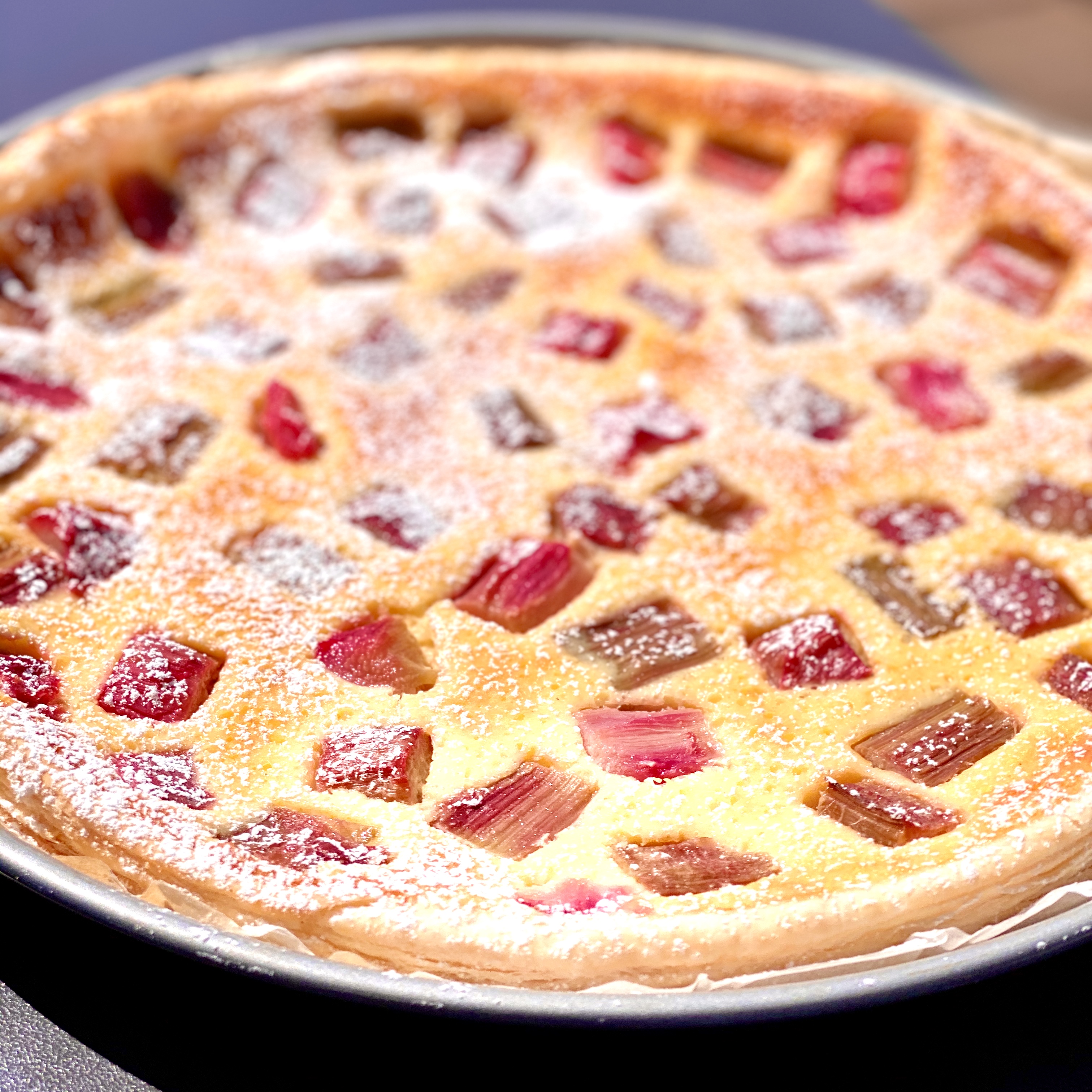 Rhabarber Quark Tarte | deliciously.ch